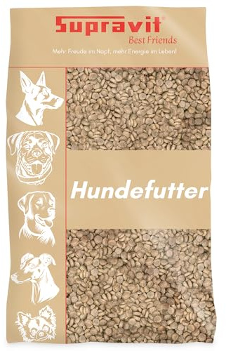 Supravit Hundefutter trocken Getreidefrei 15kg | Lamm und Kartoffeln | | hohe Verträglichkeit | Gute Akzeptanz | Trockenfutter Hund ohne Getreide | für sensitive Hunde mit hohem Fleischanteil