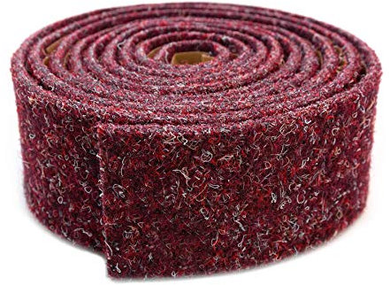 Nadelfilz Sockelleiste Selbstklebend MERLIN - Rot, 5mm Breit, 2m Lang