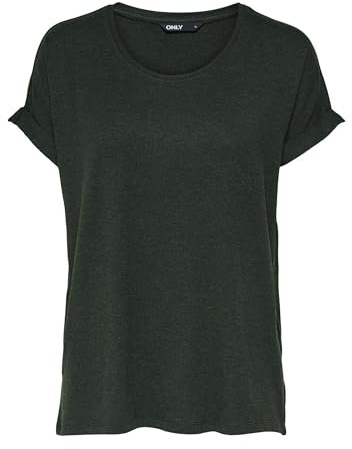 ONLY Femme Onlmoster S/S O-Neck Noos JRS Top, Vert (Rosin), XL EU