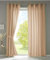 Gardinenbox 2er Set Vorhänge Schal Ösen »Berlin« HxB 225x140 cm Sand Blickdicht Microsatin Lichtdurchlässig Uni Matt, 20405N2