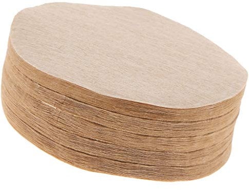 yotijar 100pcs Unbleached Coffee Paper Filters Moka Pot Coffee Maker Beige - 6 Cup, as described