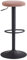 Wohnling Barhocker Samt Rosa Hocker ohne Lehne 58-79 cm, Küchenhocker Stoff/Metall 100kg, Design Barstuhl Tresenhocker Drehbar Bistrohocker