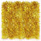 Ponsey Weihnachten Lametta Girlande, 12M Metallisch Weihnachtsbaum Girlande Dick Glänzend Girlande Christmas Tree Hängende Dekoration für Weihnachten Party Außen/Innen Dekorations (Gold)