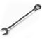 EGOFINE 8mm Ratcheting Combination Wrench Metric, Industrial Grade Gear Spanner with 12-Point Design, 72-Tooth Ratchet, Chrome Vanadium Steel