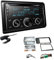 Pioneer FH-S720BT 2-DIN CD Autoradio Bluetooth kompatibel mit Apple und Android Smartphones USB passend für Volvo S60 I 2004-2009 schwarz