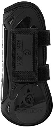 Kentucky Horsewear Bamboo Velcro Gamaschen, Größe:M, Farbe:schwarz