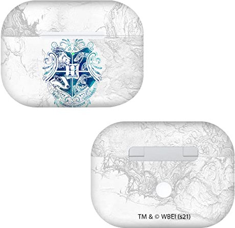 Head Case Designs Offizielle Harry Potter Hogwarts Aguamenti Deathly Hallows IX Vinyl Haut Aufkleber Abziehbild Abdeckung kompatibel mit Apple AirPods Pro
