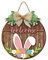 Türkranz Ostern Osterdeko Osterkranz Haustür Kranz Türkranz Ganzjährig Türkranz Willkommen mit Hase Frühling Tür Deko Frühlings Frühlingskranz Türkranz Fensterkranz Willkommensschild für Haustür