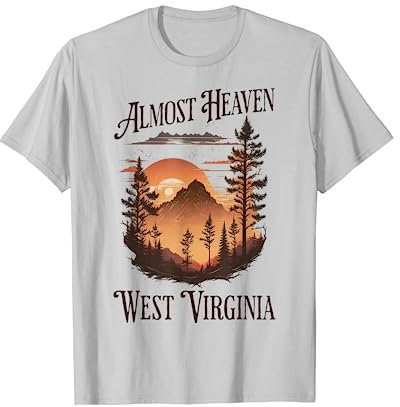 Fast der Himmel West Virginia T-Shirt