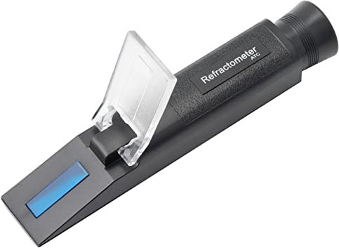 Genérico 4 en 1 refractómetro anticongelante Motor Fluido glicol Punto anticongelante batería de Coche ATC probador de Mano