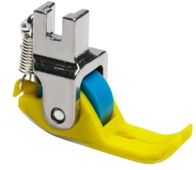 HONEYSEW Pied presseur à rouleau étroit en téflon pour machine à coudre industrielle à aiguille unique