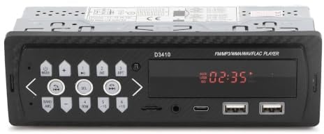 Single Din Autoradio mit Bluetooth 5.0, USB/AUX, SD-Karte, 4x45W, FLAC/MP3 Wiedergabe, Fernbedienung, Typ-C Schnellladung