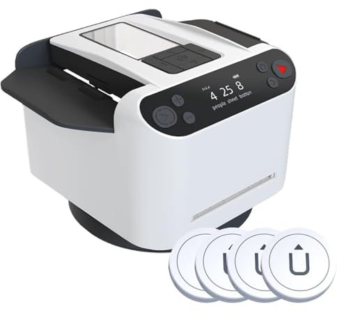 IINCOOY Um 360 ° Drehbarer Automatischer Kartenhändler-Automat, Schnelles Und Genaues Kartenhandelsgerät, Automatisches 2-in-1-Kartenmischwerkzeug(White)