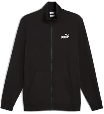 PUMA ESS No. 1 Logo Track Jacket TR, Giacche da pista Unisex - Adulto, PUMA Black, M