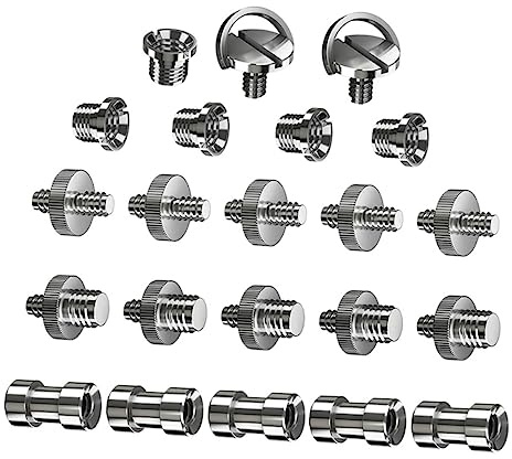 CAXUSD 66stücke Teiliges Stativ Schrauben Adapter Set Für Kamerazubehör Konverter Einsetzbar Für Stative Monopods Blitzlichtständer Und Mehr