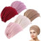 BONJUME Mützen Kopftuch Damen, 5PCS Turban Beanie Mütze Chemo Damen Baumwolle Kopftuch Chemo Hüte Slouchy Beanie Kopfbedeckung Schlafmütze Mütze Seide Mütze Ethnic Cloth Turban Cap für Frauen