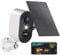 NUASI 4G LTE Security Camera Outdoor Wireless, 2K No WiFi Solar Security Camera With SIM Card & Memory Card【128GB】, 360° PTZ, Colour Night Vision, PIR Motion Detection, 2 Way Talk, IP66