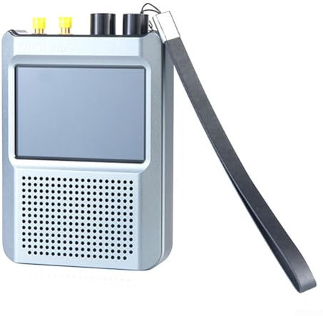 ReachMall Ricevitore radio digitale portatile FM AM MW SW SSB Multi Mode, FM stereo con supporto RDS, argento