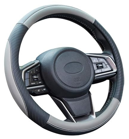 JsjjQf Auto Lenkradhüllen für Mitsubishi Raider RVR Proudia/Dignity Pistachio,Leder Lenkradbezug Lenkrad Schutzhülle Anti Rutsch Atmungsaktiv Lenkradschoner Innenrau Zubehör,B