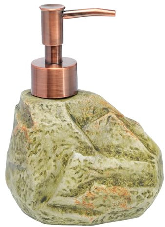 TOPBATHY 1Stk Pressflasche aus Keramik Wandseifenspender Handwaschspender Airless-Pumpglas shampooflasche Shampoo Flaschen flüssigseife Behälter für Toilettenartikel Flasche duschgel Green