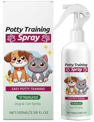 Welpen-Trainingsspray Spray für Welpen, Katzen und Hunde 100ml Weiß GkN928 (White, 17x7x4cm)