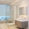 AQUABATOS Duschkabine Eckeinstieg U Form Dusche 90 x 90 x 185 cm (B x T x H) Duschabtrennung 3 Seiten U Kabine Eckdusche Schiebetüren mit Seitenwand Freistehend Sicherheitsglas ESG ohne Duschwanne