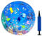 Interactive Cat Water Play Mat & Dog Cooling Mat with Pump - Thickened PVC Inflatable Pet Water Bed Pad for Cats, Dogs & Babies (65cm） (Pirate Ship)