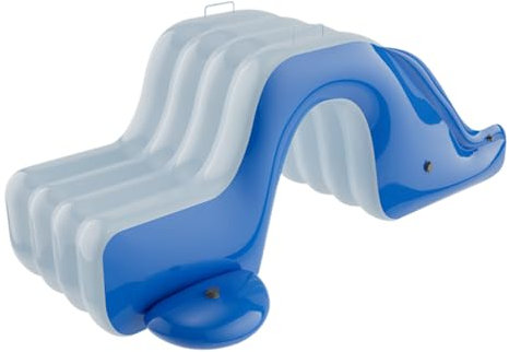 Acquascivolo per Piscina Gonfiabile, 175x105x75cm Scivolo per Piscina Fuori Terra, Scivolo Gonfiabile per Piscina per Bambini, per Parco Acquatico Antiribaltamento All'Aperto Giocattolo