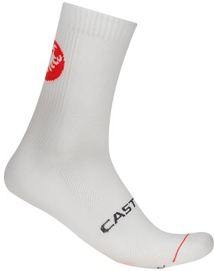 CASTELLI Entrata 12 Socke, feuchtigkeitsbeständige Fahrradsocken mit ganztägigem Komfort & Mittelfußunterstützung für Damen & Herren
