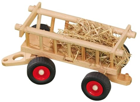 Fagus 10.23 Holzspielzeug aus Holz, Holz, Junge/Mädchen, 4 Räder, Schwarz, Rot, 290 mm