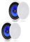 PyleHome PIC6E 250 W 6.5-Inch Two Way In-Ceiling Speaker System with Adjustable Treble Control
