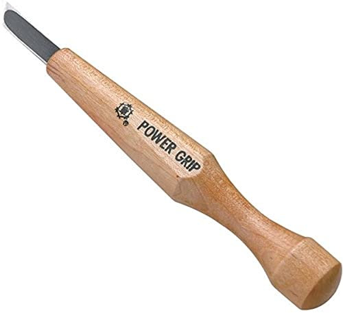 Mikisyo Power 7.5mm Kiwa Side Line Chisel Knife, Special Steel, Wood Handle