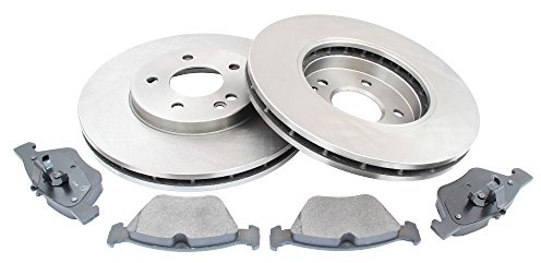 Mapco 47808 Bremsensatz Bremsscheiben mit Bremsbeläge Vorderachse | Kompatibel mit: CHRYSLER CROSSFIRE, CROSSFIRE Roadster, MERCEDES-BENZ CLK, CLK Cabriolet, E-CLASS, E-CLASS T-Model, SLK