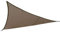 Dreieckiges Solar-Sonnensegel 5 x 5 x 5 m aus wasserabweisendem Stoff - Farbe TAUPE