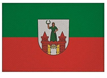 U24 Aufnäher Magdeburg Fahne Flagge Aufbügler Patch 9 x 6 cm