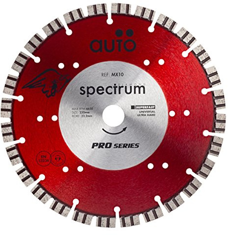 OX Tools Spectrum Pro Laser Turbo Universal Diamond Blade - 230/22mm