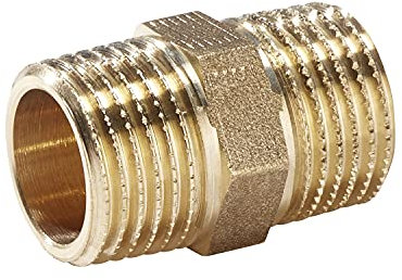 H2O-Flex® Gewindefitting 3/4“ Doppelnippel Messing Fitting