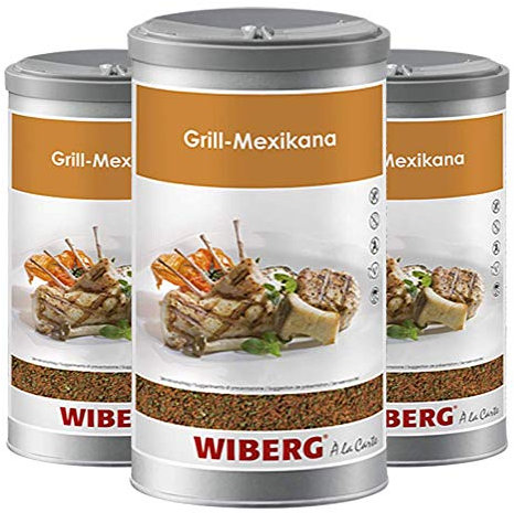 Wiberg Grill-Mexikana Gew?rzsalz, 750g, 3er Pack