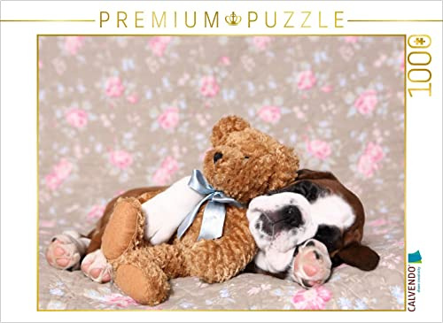 CALVENDO Puzzle Deutscher Boxer Welpe/German Boxer Puppy | 1000 Teile Lege-Größe 64 x 48 cm Foto-Puzzle für glückliche Stunden