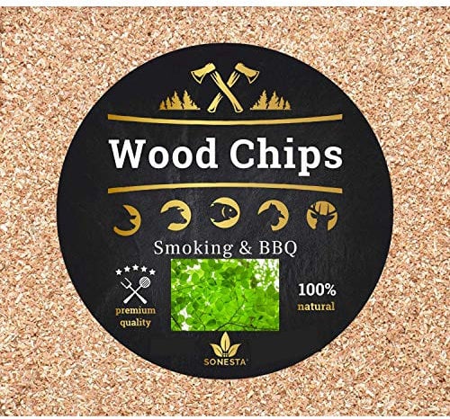 1kg Astillas de Madera para Fumar & Ahumador y Barbacoa | 100% natural de las selvas de Polonia | Virutas ideal para BBQ Landmann, Weber, Barbecook, ahumador cocina, y otros | MEZCLA PROFESIONAL XXL