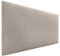 DHOME Cabecero de Polipiel o Tela AQUALINE Liso cabeceros Cabezal tapizado Cama Lujo (Tela Beige, 110cm (Camas 80/90/105))