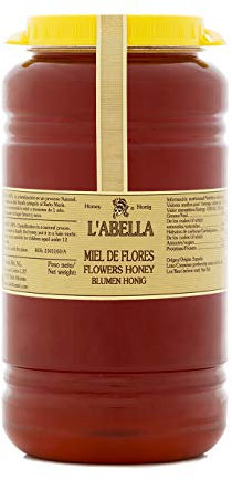 L’Abella Mel – Miel de flores 3kg – Miel natural recolectada en España