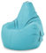 Green Bean Sitzsack mit Rückenlehne 80x70x90cm - Gaming Chair mit 230L Füllung Kuschelig Weich Waschbar - Bean Bag Bodenkissen Lounge Chair Sitzhocker Relax-Sessel Gamer Gamingstuhl Türkis