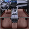 Muchkey Auto Fußmatten Leder Bodenmatte für BMW X5 E70 2000-2024 Allwetter Fussmatten Set Zubehör Fußmatte Coffee