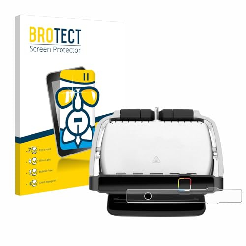 BROTECT Schutzglas für Tefal OptiGrill Elite | Transparenter Displayschutz Made in Germany Schutzfolie Panzer Folie Glas 9H Anti-Fingerprint Einfache Montage Clear