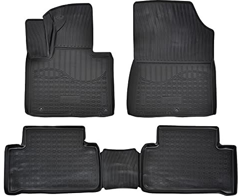 Norm Liners | 3D Gummimatten Auto Matten Fussmatten Kompatibel mit Sorento ab 2020 5 Posti, Rand cca 4cm, Allwetter, 4Tlg, Premium Qualität