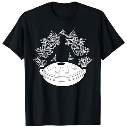 Meditation Handpan Musikinstrument Percussion Instrument T-Shirt