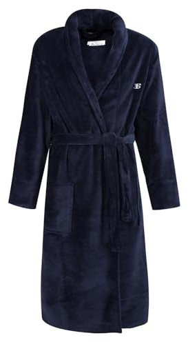 Ben Sherman Uomo, Accappatoio, Blu Marino, Medio