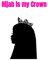 Hijab Is My Crown -New Design- 50 lined page Journal For Muslimah -Journal For Muslim Women: Gift Islamic For Journal for Women Paperback: Journal for Muslim Women- Hijab Is My Crown