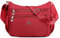 FORRICA Casual Sac Bandoulière Femmes Grand Sac Messager Multipoches Nylon Léger Sac Porte Epaule Rouge A